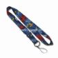 Neck Lanyard with Heat-transfer Printing and Color Buckle small pictures