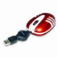 1,000dpi Mini Optical Mouse with Retractable USB Cable small pictures