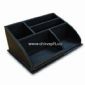 PU Leather Desktop Organizer with Black Fabric small pictures