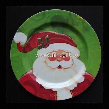 Melamine Childrens Plate with Christmas Design