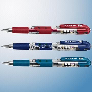 Gel Ink Pens with Different Ink Colors Available
