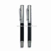Metal Roller Pens with Shining Chromed Cap