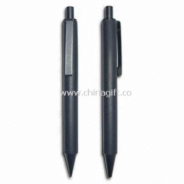 Retractable Metal Pens with Rubberised Barrel