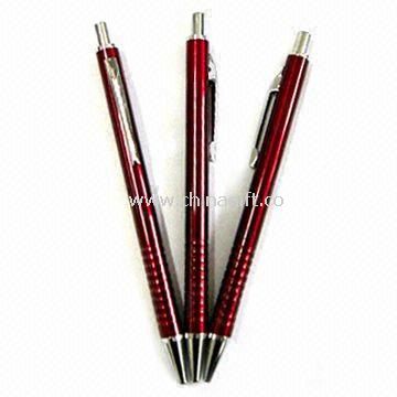 Retractable Metal Pens with Shining Chrome Plated Parts