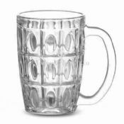Beer Mug Made of Glass with 120mm Height and 380mL Capacity
