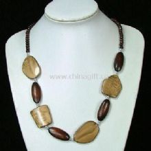 Plastic Beads Necklace with Wooden Beads China