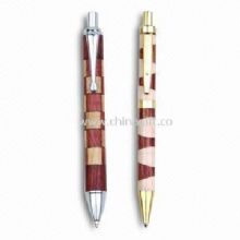 Wooden Pen with Push Function and Metal Clip China