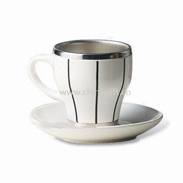 Ceramic Mug with 110/330mL Capacity