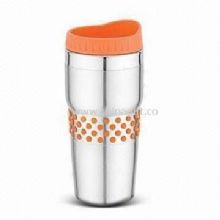 Travel Mug with Plastic Inner Made of Double Wall Stainless Steel China