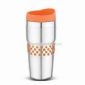 Travel Mug with Plastic Inner Made of Double Wall Stainless Steel small pictures