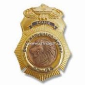 Military/Police Non-toxic Button Badge Made of Brass and Pewter