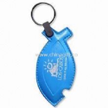 Fish-Shaped LED Leather Keychain China