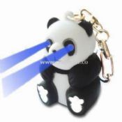 LED Panda Keychain with Sound
