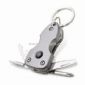 Multifunction Keychain with LED Light Made of Stainless Steel small pictures