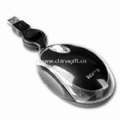 Wired 3D Optical Mouse with 75cm Retractable Cable Length