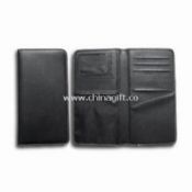 Passport Holder Made of Faux Leather with Cards and Documents Pocket Inside