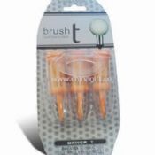 Brush Tee Set for Golf Made of PP and AS