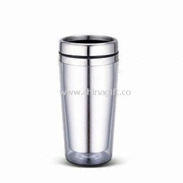 Auto Mug with Stainless Steel Inner and 16oz Capacity