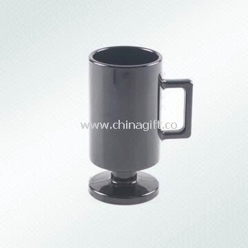 Black Glass Coffee Mug with 230mL Capacity