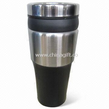Double Wall Auto Mug Made of Stainless Steel and AS