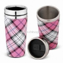 Stainless Steel Coffee Mug with Leather Wrap China