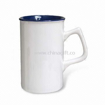 White Coffee Mug Made of Porcelain
