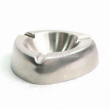 Stainless Steel Ashtray with Shiny Color