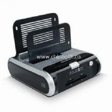 Dual Docking Station with Dual HDD Slot, USB Port, e-SATA, Card Reader China