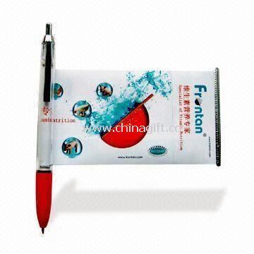 Fancy Banner Pen with Auto-retracting Paper