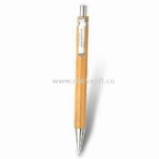 Eco-friendly Ball Pen with Bamboo Barrel and Metal Clip