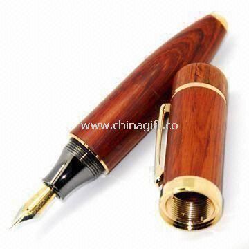 Over-sized Fountain Pen Made of Rosewood
