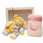 2-piece Baby Gift Set Includes stuffed Bear and Blanket small pictures