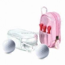 Shiny PU Leather Golf Ball Bag China