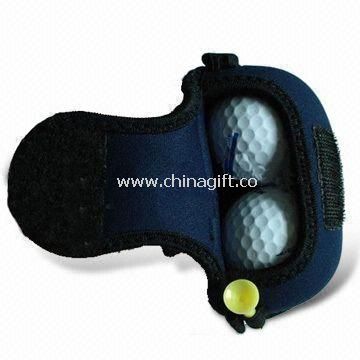 Golf Ball Bag with Logo Printing Made of Neoprene