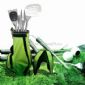 Seven-piece Green Barbecue Golf Bag small pictures