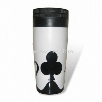 16oz Capacity Plastic Mug with Waterproof Lid