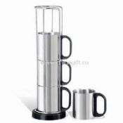 Mugs with Stand Made of Stainless Steel