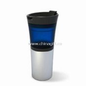 Plastic Mug with 16oz Capacity and Stainless Steel Base
