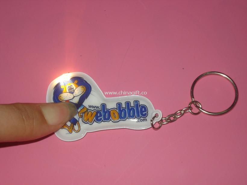 Cartoon PVC Light Keychain