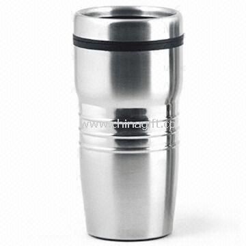 16oz Travel Mug Made of Stainless Steel Outer Wall