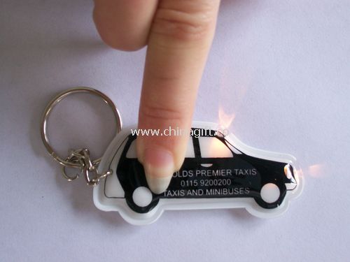 Car Shape Keyring Light