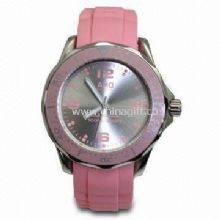 Ladies Watch with Stainless steel Case and Silicone Band China