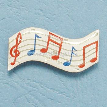 Flashing Music Badge