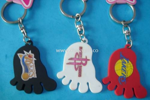 Foot PVC Keychain