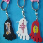 Foot PVC Keychain