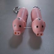Pig Shape light Keyring