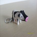 Cow Shape Light Keychain small picture