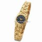 Ladies Golden Jewelry Wristwatch with Alloy Case small pictures