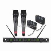 Wireless Microphone System with 460 to 970MHz Frequency Range