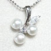 Freshwater Pure Pearl Pendant Necklace medium picture